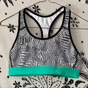 Champion C9 DuoDry zebra print sports bra